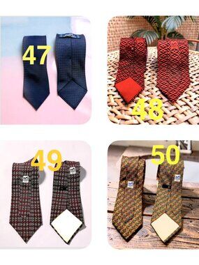 Vintage HERMES Paris necktie 100% Silk French Made Multi-Style (Select 1)